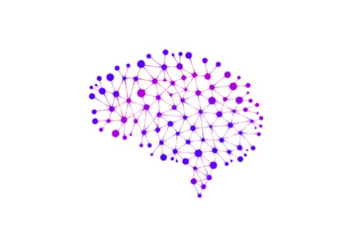 Colourful illustration of a brain