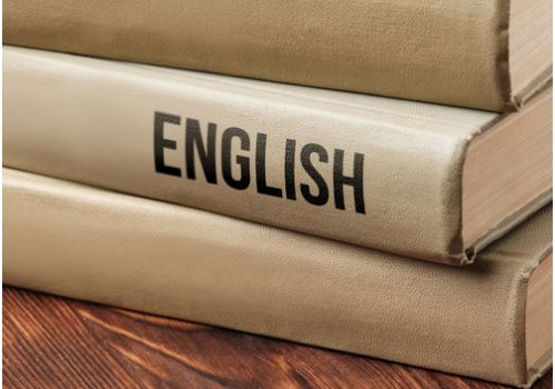 Books with english spelt out 