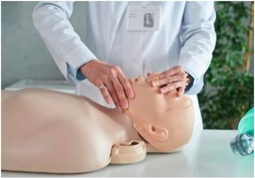 CPR on a dummy