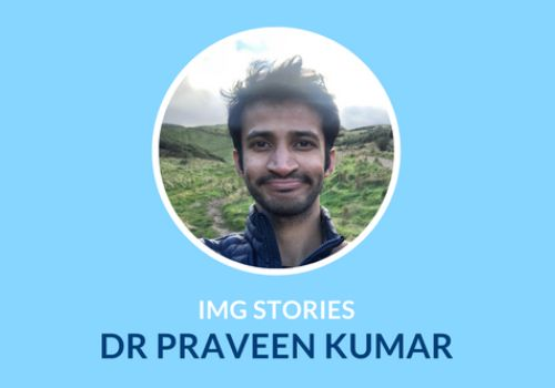 Smiling Praveen Kumar
