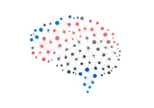 Colourful illustration of a brain